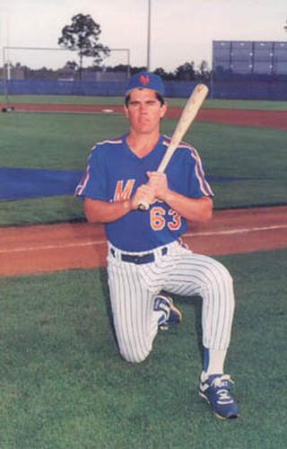 1990 Barry Colla New York Mets Postcards #3090 Chris Donnels Front