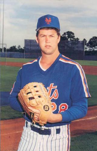 1990 Barry Colla New York Mets Postcards #3790 Brent Knackert Front