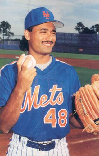 1990 Barry Colla New York Mets #3990 Julio Machado Front