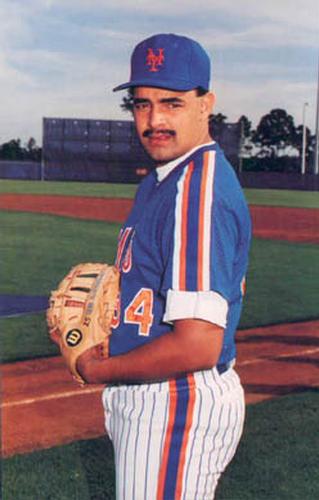 1990 Barry Colla New York Mets Postcards #5290 Julio Valera Front