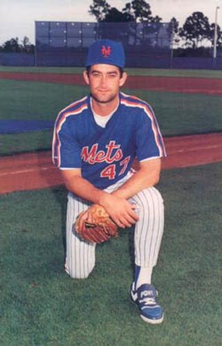 1990 Barry Colla New York Mets Postcards #5390 Wally Whitehurst Front