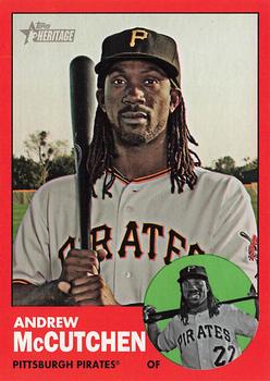 2012 Topps Heritage - Target Red Border #87 Andrew McCutchen Front