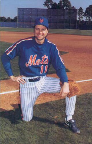 1991 Barry Colla New York Mets Postcards #1091 Tim Teufel Front