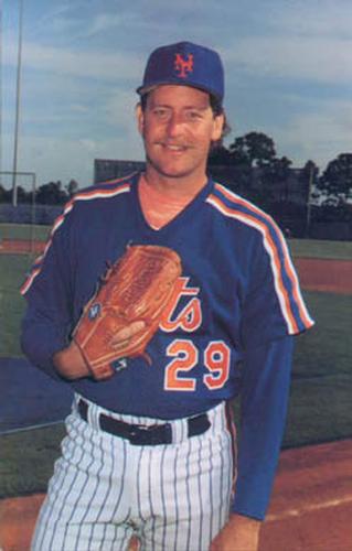 1991 Barry Colla New York Mets Postcards #1191 Frank Viola Front