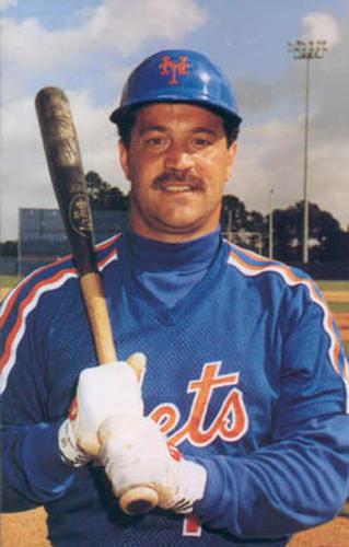 1991 Barry Colla New York Mets Postcards #2691 Rick Cerone Front
