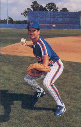 1991 Barry Colla New York Mets Postcards #3191 Rob Dromerhauser Front