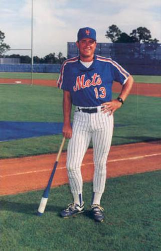1991 Barry Colla New York Mets Postcards #3591 Clint Hurdle Front