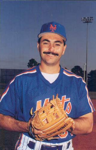 1991 Barry Colla New York Mets Postcards #391 John Franco Front