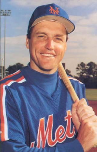 1991 Barry Colla New York Mets Postcards #4491 Terry Puhl Front