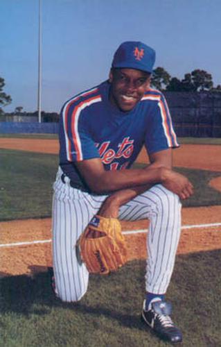 1991 Barry Colla New York Mets Postcards #491 Dwight Gooden Front