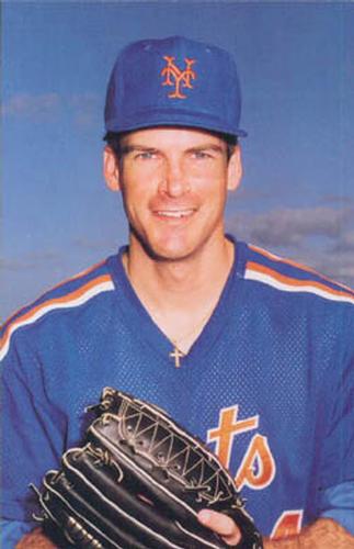1992 Barry Colla New York Mets Postcards #1092 Tim Burke Front