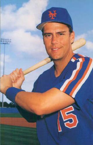 1992 Barry Colla New York Mets Postcards #1392 Kevin Elster Front