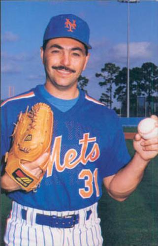 1992 Barry Colla New York Mets Postcards #1592 John Franco Front