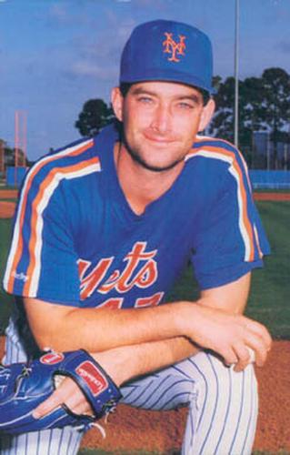 1992 Barry Colla New York Mets Postcards #2092 Wally Whitehurst Front