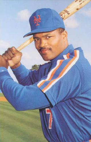 1992 Barry Colla New York Mets Postcards #2292 D.J. Dozier Front