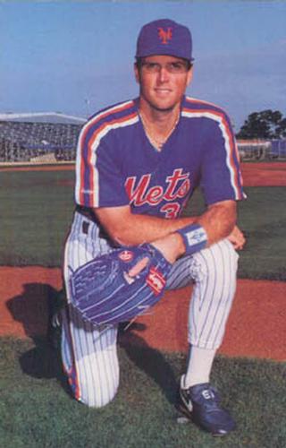 1992 Barry Colla New York Mets Postcards #2692 Bill Pecota Front