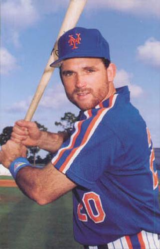 1992 Barry Colla New York Mets Postcards #492 Howard Johnson Front