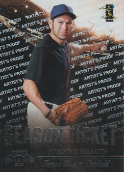 2011 Playoff Contenders - Artist's Proof #25 Johnny Damon Front