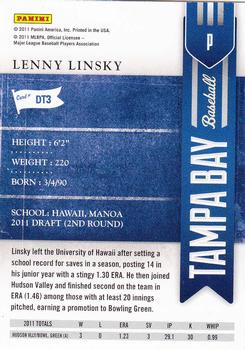 2011 Playoff Contenders - Draft Ticket #DT3 Lenny Linsky Back