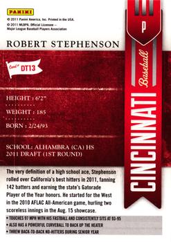 2011 Playoff Contenders - Draft Ticket #DT13 Robert Stephenson Back