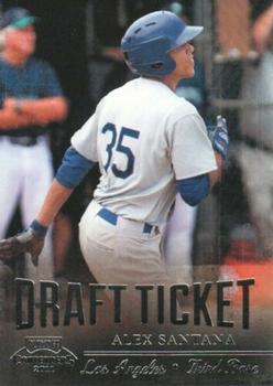 2011 Playoff Contenders - Draft Ticket #DT25 Alex Santana Front