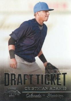 2011 Playoff Contenders - Draft Ticket #DT55 Cristhian Adames Front