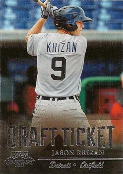 2011 Playoff Contenders - Draft Ticket #DT62 Jason Krizan Front