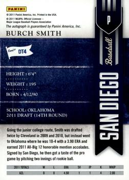 2011 Playoff Contenders - Draft Ticket Autographs #DT4 Burch Smith Back