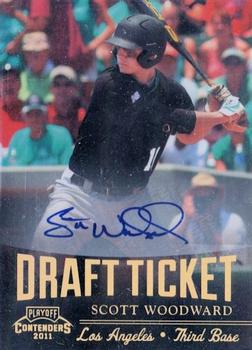 2011 Playoff Contenders - Draft Ticket Autographs #DT33 Scott Woodward Front