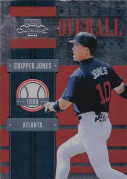 2011 Playoff Contenders - First Overall #10 Chipper Jones Front