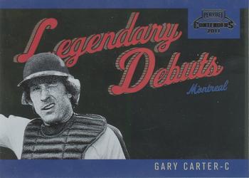 2011 Playoff Contenders - Legendary Debuts #11 Gary Carter Front