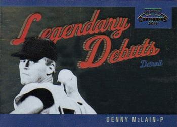 2011 Playoff Contenders - Legendary Debuts #9 Denny McLain Front
