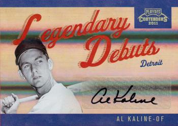 2011 Playoff Contenders - Legendary Debuts Autographs #3 Al Kaline Front