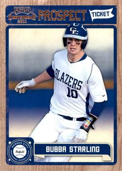 2011 Playoff Contenders - Prospect Ticket #RT5 Bubba Starling Front