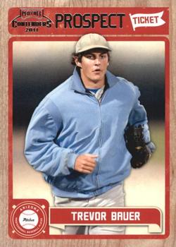 2011 Playoff Contenders - Prospect Ticket #RT8 Trevor Bauer Front