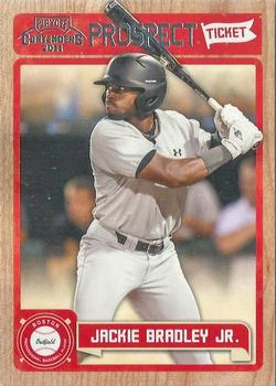 2011 Playoff Contenders - Prospect Ticket #RT20 Jackie Bradley Jr. Front