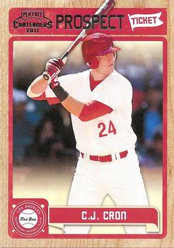 2011 Playoff Contenders - Prospect Ticket #RT25 C.J. Cron Front