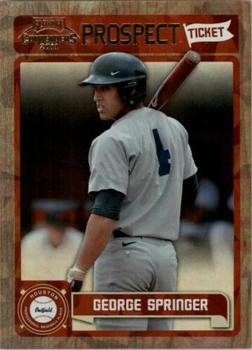 2011 Playoff Contenders - Prospect Ticket Crystal Collection #RT19 George Springer Front
