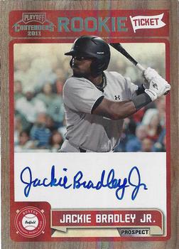 2011 Playoff Contenders - Rookie Ticket Autographs #RT20 Jackie Bradley Jr. Front