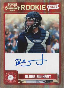 2011 Playoff Contenders - Rookie Ticket Autographs #RT30 Blake Swihart Front