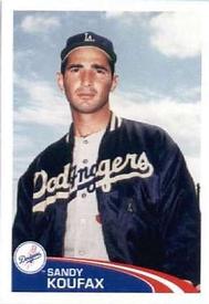 2012 Topps Stickers #282 Sandy Koufax Front