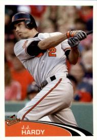 2012 Topps Stickers #5 J.J. Hardy Front