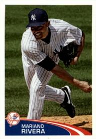 2012 Topps Stickers #25 Mariano Rivera Front