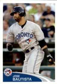 2012 Topps Stickers #40 Jose Bautista Front