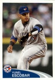 2012 Topps Stickers #41 Yunel Escobar Front