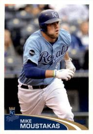 2012 Topps Stickers #75 Mike Moustakas Front