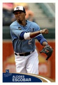 2012 Topps Stickers #76 Alcides Escobar Front