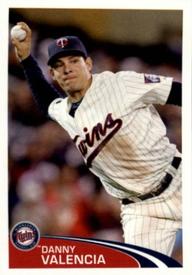 2012 Topps Stickers #83 Danny Valencia Front