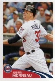 2012 Topps Stickers #85 Justin Morneau Front
