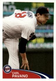 2012 Topps Stickers #88 Carl Pavano Front